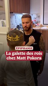 Galette des rois en famille 👑✨ Un moment de complicité entre M Pokora, sa femme Christina Milian et leurs deux enfants. 📹 Christina Milian | Lou