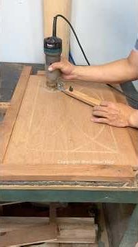 Smart wood threading #diy #tips #tools #woodworking