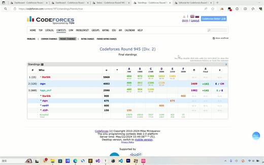 Codeforces Round 945 (Div. 2)（A-E）（思路讲解）