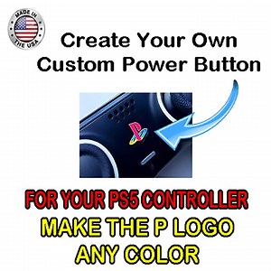 Classic Retro Playstation 5 Ps5 Pad Dualsense Controller PS Power Button, Home Button Vinyl Overlay Sticker PS Logo Personalized - Etsy