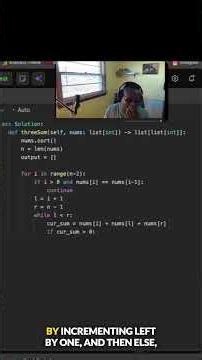 3Sum Explained with Two Pointers — LeetCode 15 Full Walkthrough (Python) #lindorcodes #leetcode