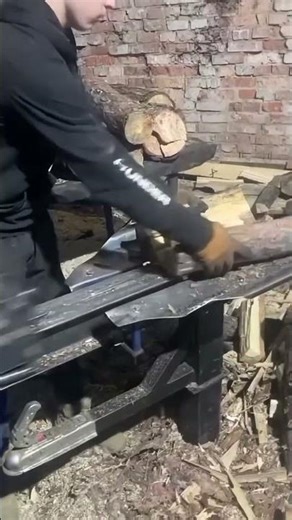 Modern Log Splitter Firewood