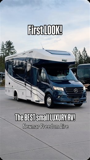 FIRST LOOK! THE Best Luxury Sprinter RV on the Market! New from NEWMAR the 2026 Freedom Aire 2515. These are a hit ticket item and we have ONE Available NOW @demartinirv in Grass Valley, California! This RV is designed for Downsizers or New RVers that want the BEST but want to stay small and have the Freedom to go Anywhere! It’s basically a Mini Luxury Diesel Bus! Luxury Features Include: 💎 King Size Murphy Bed – the only floorplan on the Sprinter Chassis with this feature. 💎 Powered by the Me