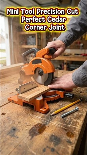 This Tiny Miter Saw Actually Cuts?! #miniature #woodworking #shohodao #shorts #woodscraft #tools