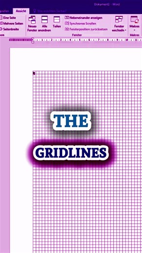 How to Use Gridlines in word