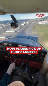 Ever seen a plane pick up a giant banner straight from the ground? 🥵 | Auto Allstars