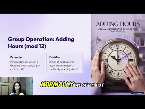 Cyclic Groups Explained with a Simple Clock Example
