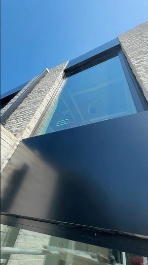 Decorative ACM window panel install