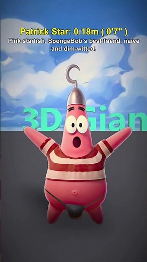 The SpongeBob Movie: Search for SquarePants | All Characters Size Comparison (Smallest to Biggest)