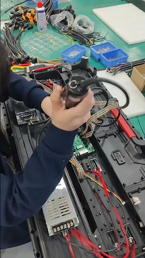 Precision Assembly: LED Module Control Card Installation #ledmodule #unit #ledfactory #led