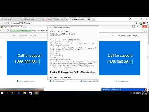 Avoiding Fake Tech Support Pop-Up Scams