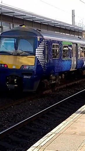 SCOTRAIL Class 320 and 334 EMU Trains in Action in Glasgow, Scotland #railway #trainspotting