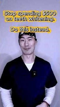 Stop spending $500 on in-office dental whitening. Do this instead.