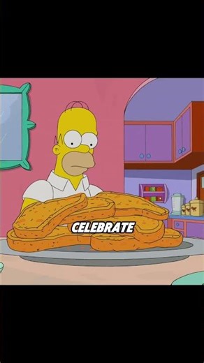 Homer actually became a vegetarian. #thesimpsons #cartoon