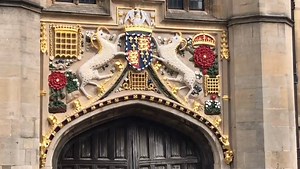 6.4K views · 215 reactions | The Gatehouse set in the middle of bustling St Andrew's Street has been restored to its former glory after a four-year project. The Great Gate is the main entrance to Christ's College and had looked faded for some time. Now after many years of research to match the original colours, the Gatehouse will once again brighten up the city centre. | Cambridgeshire Live | Facebook