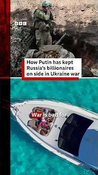 How Putin has kept Russia's billionaires on side in Ukraine war. #VladimirPutin #Russia #BBCNews