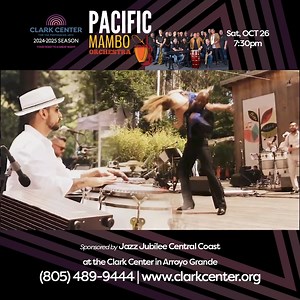 https://clarkcenter.org/shows/pacific-mambo-orchestra/ Get ready for an unforgettable night of Latin Big Band magic 🪘🪇🎷🎺🥁 with the Grammy-winning Pacific Mambo Orchestra at the Clark Center this October, as part of the Jazz Jubilee Central Coast! Known for their electrifying performances, PMO masterfully fuses genre-defying originals with stunning renditions of timeless classics. From Stevie Wonder's soulful "Overjoyed" to Dizzy Gillespie’s iconic "Night in Tunisia," and even Rachmaninoff’s