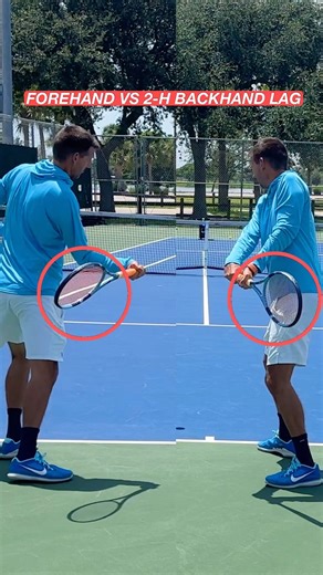 Forehand & Two-Handed Backhand Lag Discrepancies
