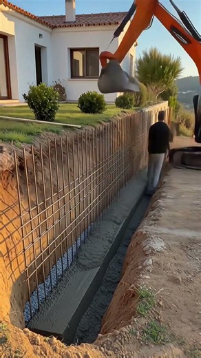 Hillside Collapses… Then They Build a Massive Retaining Wall #ia #construction #heavycivil