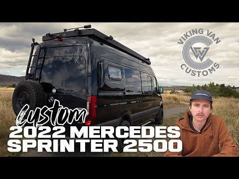 Fully Equipped Custom Built 2022 Mercedes Sprinter Van, Full Van Tour by Viking Van Customs