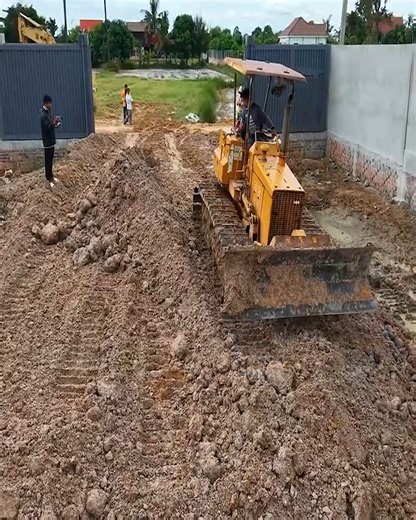 3.3K views · 50 reactions | Fantastic Action!!! D31P Bulldozer Solution for Pushing and Leveling Mounds of Land | Bulldozer Operator | Facebook