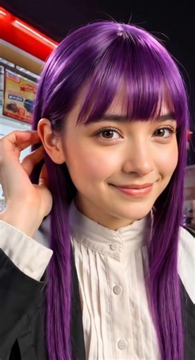 Have you ever seen Fern this realistic? 💜✨ | AI Transformation #frieren #fern