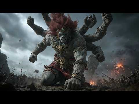 Royal city besieged by demon orcs, a mysterious war god descends and crushes all enemies