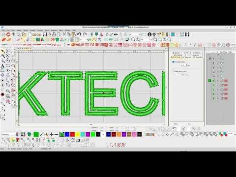 Digitizing Text using Illustrator and Wilcom