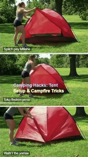 Camping Hacks: Tent Setup & Campfire Tricks