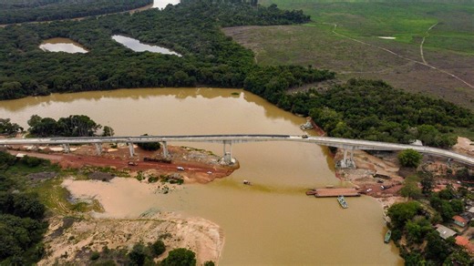 Ponte sobre o Rio Alto Capim, na PA-256, entra na fase de conclusão