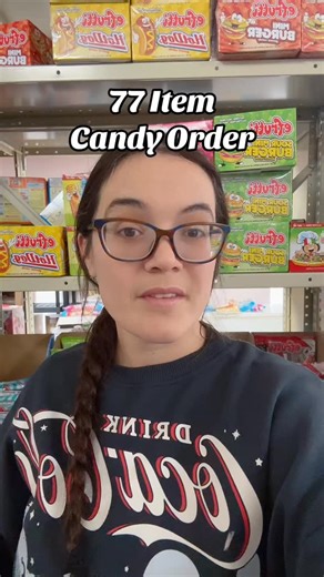 Packing up a 77 item candy order for Nicholas! #hellosweetscandy #candyshop #wny #smallbusiness #candy #candystore #orderpacking | Hello, Sweets - Candy and Pop Shop