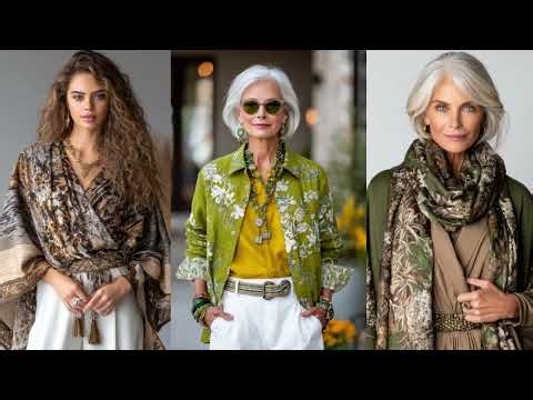 Boho Outfits 2026 for Women 40+ | Olive & Camel Effortless Elegance Fashion Trends