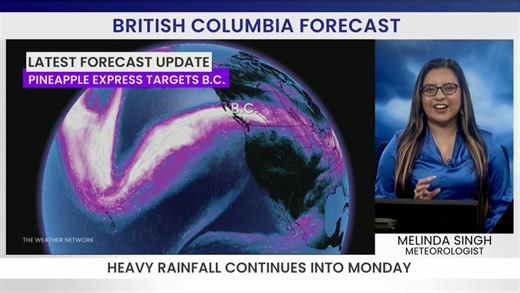 BC weather alert: Flood and avalanche risk from atmospheric river