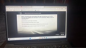 When checking the transmitter IDs with Techstream, you notice t... | Filo