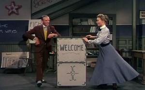 Fred Astaire and Vera Ellen dance in "The Belle of New York"
