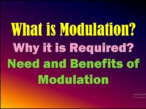 What is Modulation/ Need (Necessity) and Benefits (Purpose/Importance) of Modulation/Modulation [HD]
