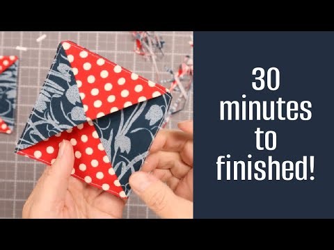 DIY Corner Bookmarks | Easy to Sew | Book Lover's Gift