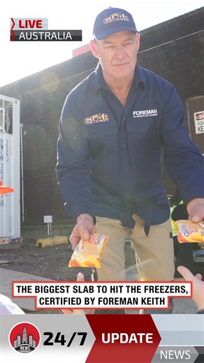 🚨 BREAKING: Keith’s not fixing concrete slabs anymore — he’s fixing workplace hunger with another type of slab. The new Gaytime Slab has just dropped, and apparently, it’s the only slab the boys want him to lay. @streetsicecreamau #GoldenGaytimeSlab | LADbible Australia