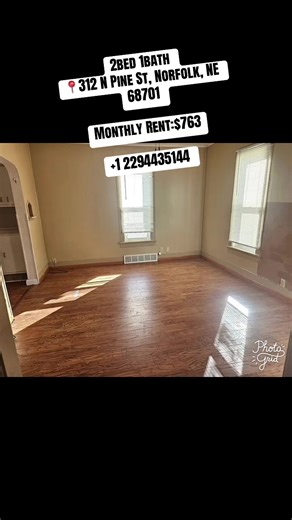 2bedroom 1bathroom 1,114 sqft 📌 1 2294435144 📍312 N Pine St, Norfolk, NE 68701 Charming 2-bedroom home near downtown Norfolk. Step into this beautifully single-family home built in 1900, featuring classic character with some modern touches. The cozy living area with newer windows, opens up to a bright kitchen with updated flooring and newer windows. There's updated flooring throughout kitchen/living/main floor bedroom. Enjoy a convenient main-floor bedroom with newer windows, main floor laundr