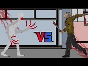 SCP-096 Vs Jason Voorhees | Drawing Cartoons 2 Animation