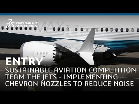 Chevron Nozzles are Revolutionizing Aircraft Engine Design | Dassault Systèmes