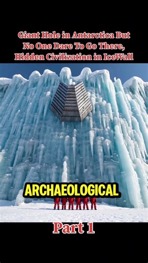 Giant Hole was Discovered in Antarctic Beyond The Ice Wall #icewall #beyondicewall #antarctica ##ant | Thepoddaddy