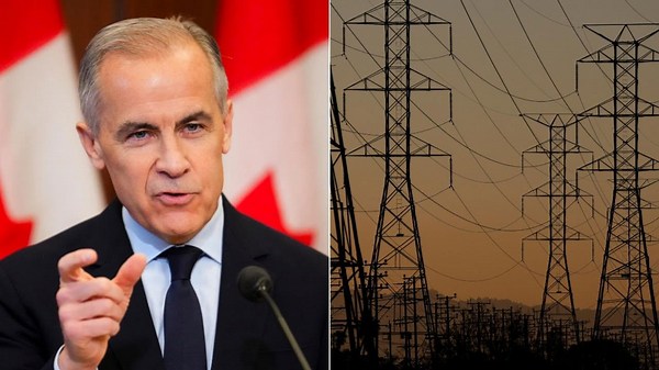 Carney announces national strategy to double Canada's electricity grid by 2050