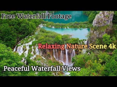 Waterfall Free Stock Footage | 4K Nature Video. Beautiful Waterfall Free Stock Footage . #waterfall
