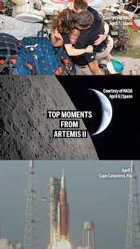 Top moments from Artemis II