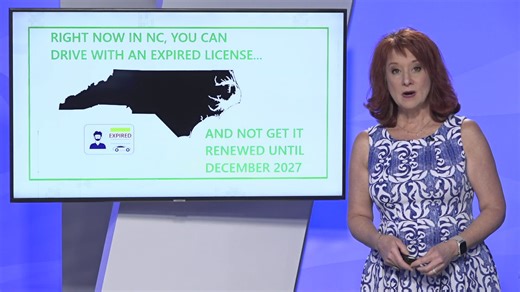 Verify | Can you drive in NC with an expired license until 2027?