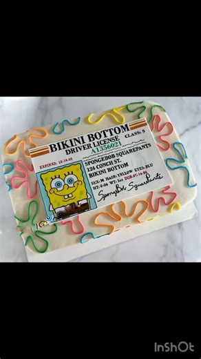 TK’s Cakes on Instagram: "Come decorate this SpongeBob license cake with me! #Cake #cakesofinstagram #cakes #cakeideas #birthdaycake #cakedesign #customcake #cakestagram #cakestyle #cakecakecake #cakedecorating #cakevideo"