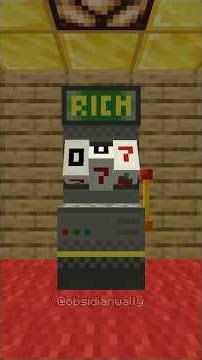 SLOT MACHINE IN MINECRAFT #minecraft #minecraftbeauty #minecrafthumor