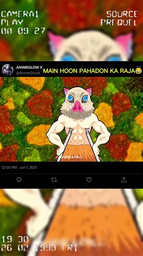 Inosuke’s Funniest Moment 😂🐗 | Demon Slayer Anime Shorts #anime #demonslayer#inosukeedits