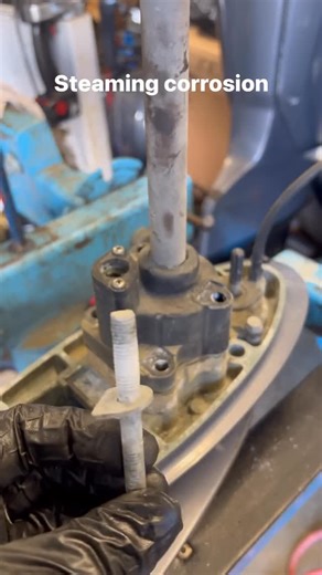 Trevor Plourd on Instagram: "00’ Yamaha F100 all 4 water pump bolts where stuck tight. Applied alot of heat and shocked the bolt with a hammer. Removed all bolts without breaking any. Winning!#mapgas #repair #stuckbolt #corrosion #mechanic yamaha mechaniclife yamahaoutboards winning Q Boat engine maintenance"